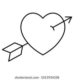 heart with arrow icon
