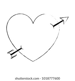 heart with arrow icon