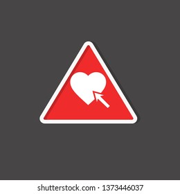 heart and arrow icon
