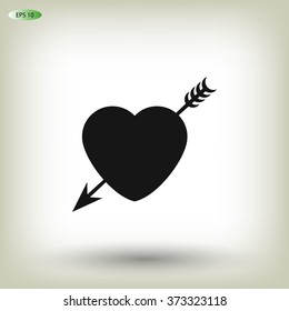 Heart and Arrow icon