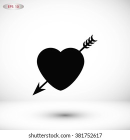 Heart and Arrow icon