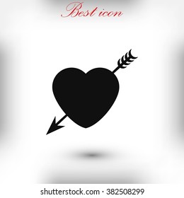 Heart and Arrow icon