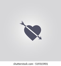 heart arrow icon