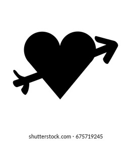 heart with arrow icon