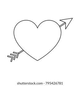 heart with arrow icon