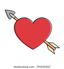 heart with arrow icon