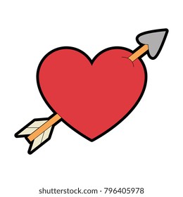 heart with arrow icon