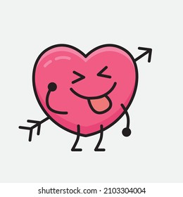 Ilustración del vector de caracteres de mascota de flecha en fondo aislado