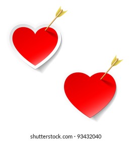 Heart With Arrow Sticker