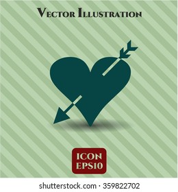 Heart with arrow symbol