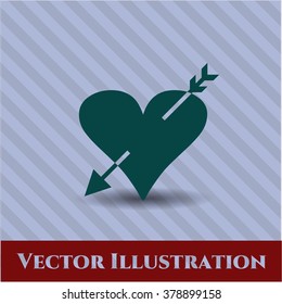 Heart with arrow symbol