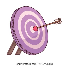 heart arrow in target icon