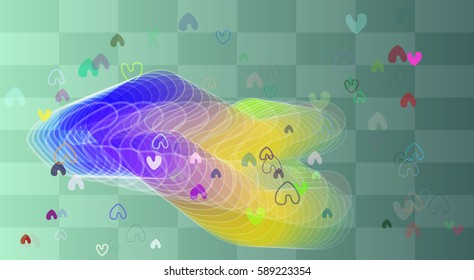 heart art background