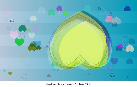 heart art pattern