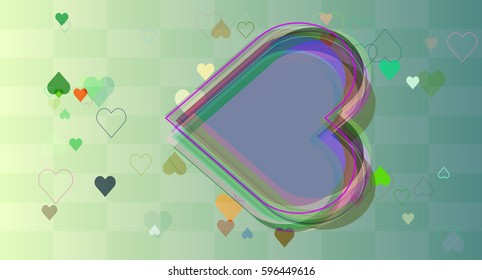 heart art template