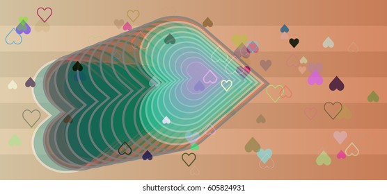 heart art texture