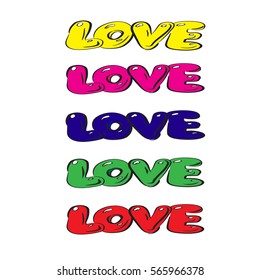 Heart assembled of four multicolor puzzle pieces isolated on white. EPS 10  illustration, transparency used