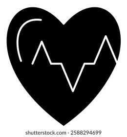 Heart Attack Icon, Chest Pain