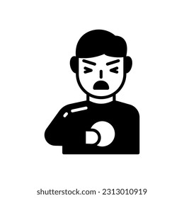 Herzattacksymbol in Vektorgrafik. Illustration