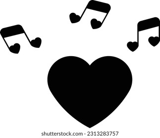 heart audio music musical sound Glyph