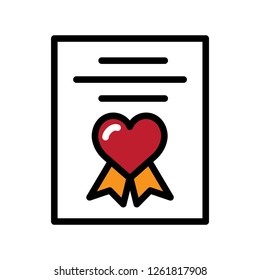 Heart award icon