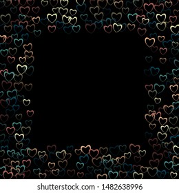 Heart backdrop which consists of isolated elements. Modern style with beautiful elements in heart backdrop. Can be used as print, wallpaper, cards, valentine cards, banner, background and etc.