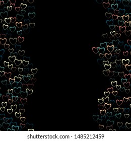 Heart backdrop which consists of isolated elements. Modern style with beautiful elements in heart backdrop. Can be used as print, wallpaper, cards, valentine cards, banner, background and etc.