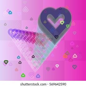 heart background art