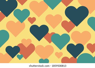 Heart background. For backdrop,wallpaper,background. Vector illustration. Eps 10.