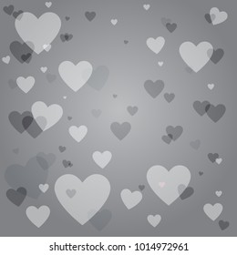 Heart background black and white