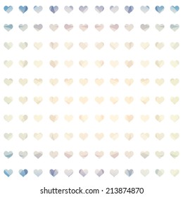 Heart background. Can be used as pattern. Vector illustration