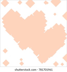 Heart background. Can be used as print, wallpaper, cards, valentine cards, logo, background and etc.