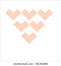 Heart background. Can be used as print, wallpaper, cards, valentine cards, logo, background and etc.