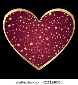 Heart background. Collection of hearts for your design.
