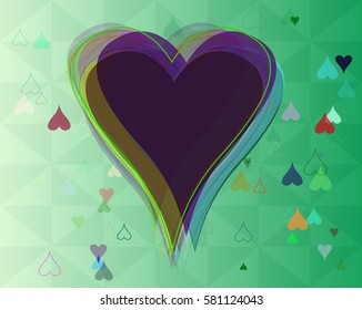 heart background design