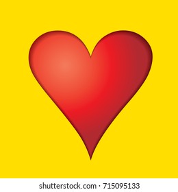 Heart background - illustration