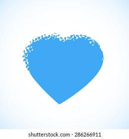 Heart Background Illustration Blue



