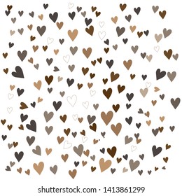 Heart Background Illustration - Scribble Background Vector