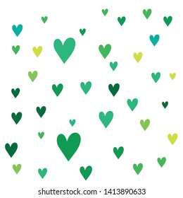 Heart Background Illustration - Scribble Background Vector