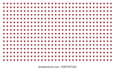 heart background, love concept, linear icon. consists of an obtuse angle and an acute angle. vector eps.