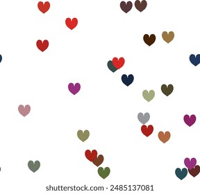 Heart background, love heart vector, vector pattern, seamless wallpaper, love symbol, ornaments vector, Valentine's day pattern, seamless background, vector design, seamless patterns