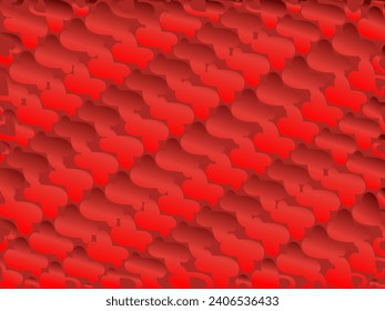 Heart background with modern ornaments, red color, suitable for valentines, letters, gifts, presents, surprises, etc.