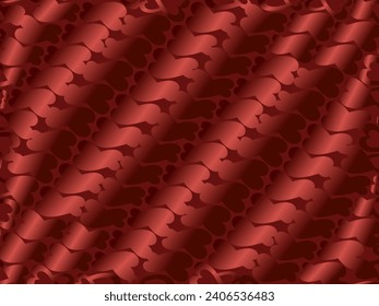 Heart background with modern ornaments, red color, suitable for valentines, letters, gifts, presents, surprises, etc.