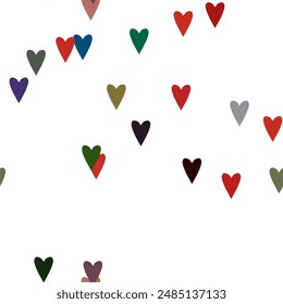 Heart background, ornamental pattern, seamless heart pattern, heart shape, ornament vector, vector pattern, abstract background, pattern background, seamless wallpaper, love symbol