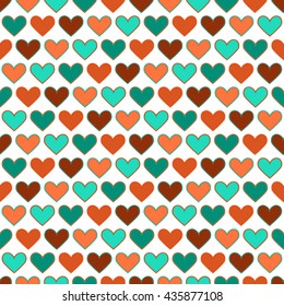 heart background pattern vector