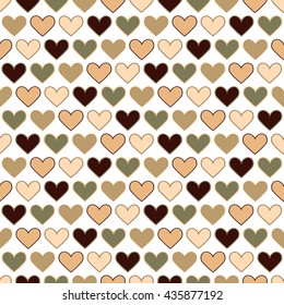 heart background pattern vector