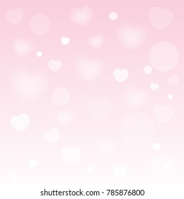 heart background with pink gradient color
