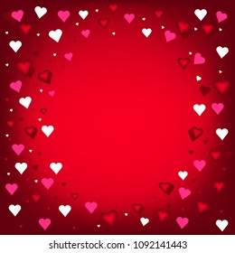 Heart Background Red White Pink Stock Vector (Royalty Free) 1092141443 ...