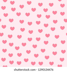 Heart background. Seamless vector pattern