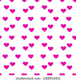Heart background. Seamless vector pattern